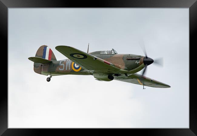 Hawker Hurricane P3717 Framed Print by J Biggadike