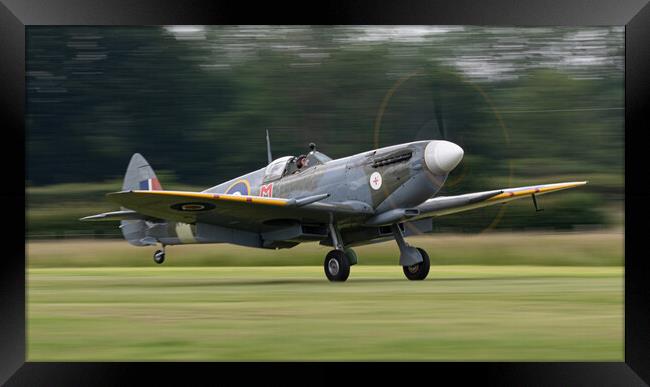 Spitfire Mk VIIIc MT928 Framed Print by J Biggadike