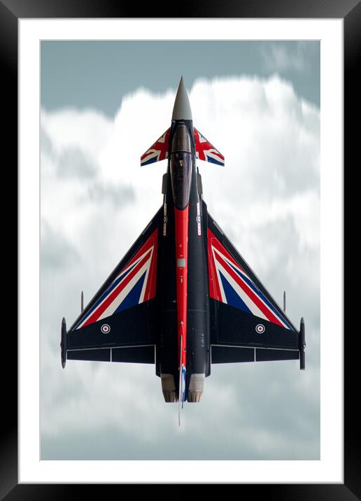 Eurofighter Typhoon - Anarchy1 Framed Mounted Print by J Biggadike