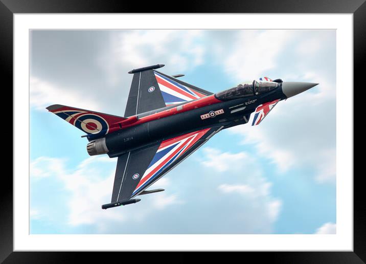 RAF Eurofighter Typhoon Anarchy1 Framed Mounted Print by J Biggadike