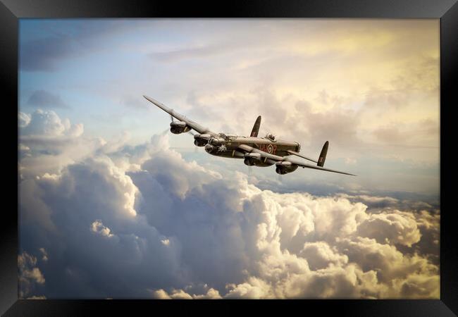 The Phantom - Lancaster Bomber Framed Print by J Biggadike