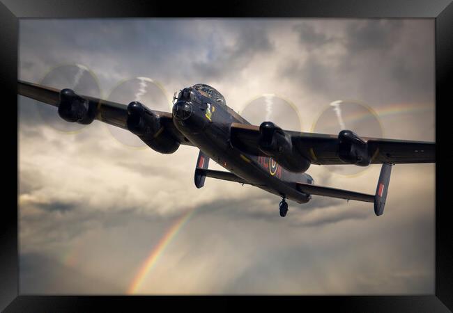 Lancaster Bomber BBMF Framed Print by J Biggadike