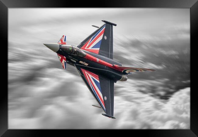 RAF Eurofighter Typhoon Blackjack Framed Print by J Biggadike