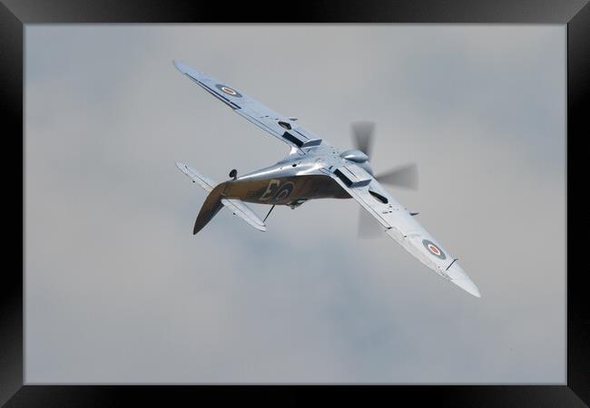Spitfire Mk IX MK356 Framed Print by J Biggadike