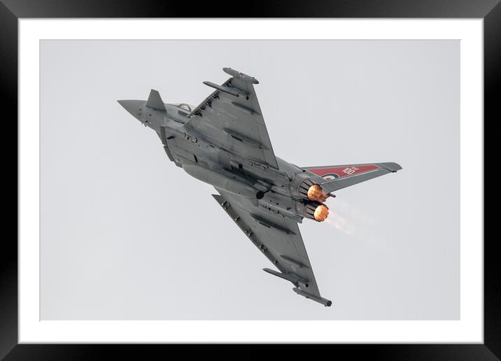 RAF 100 Eurofighter Typhoon Framed Mounted Print by J Biggadike
