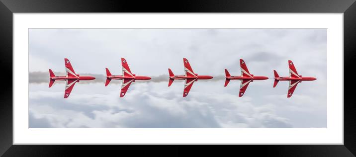 Red Arrows Enid Framed Mounted Print by J Biggadike