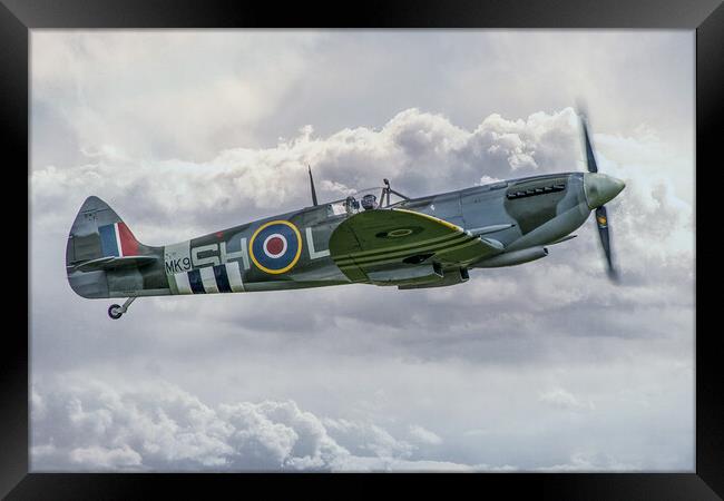 Spitfire MK912 Framed Print by J Biggadike