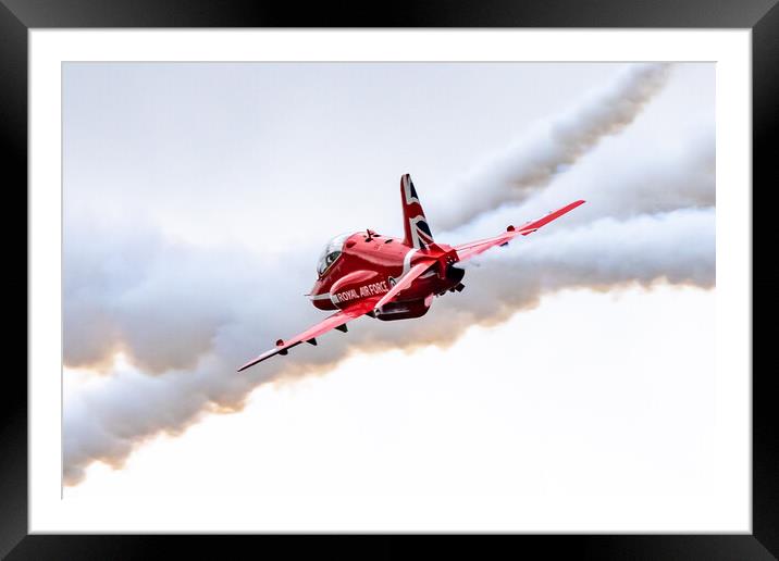 Red Arrow Smoke Pass Framed Mounted Print by J Biggadike