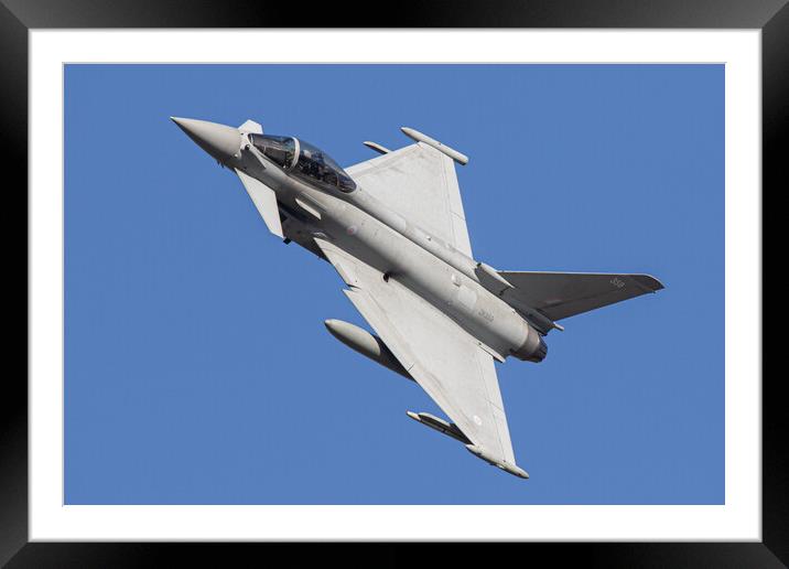 Eurofighter Typhoon ZK359 Framed Mounted Print by J Biggadike