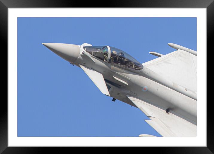 RAF Eurofighter Typhoon Framed Mounted Print by J Biggadike