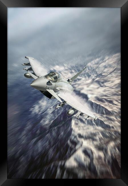 Typhoon Air Policing Framed Print by J Biggadike