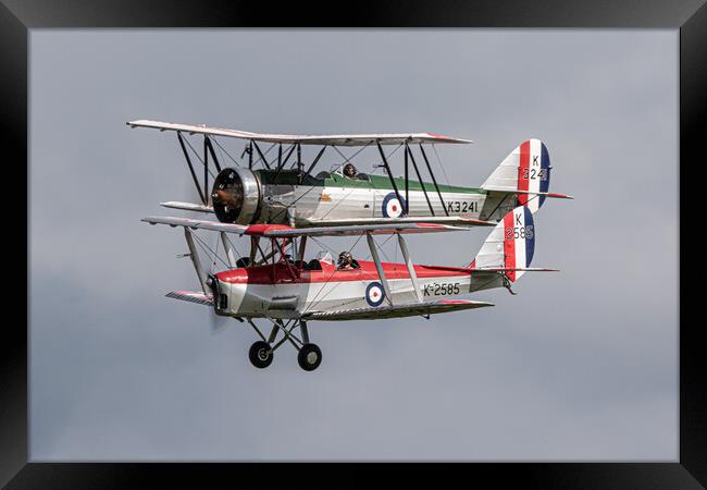 Tiger Moth and Tutor Framed Print by J Biggadike