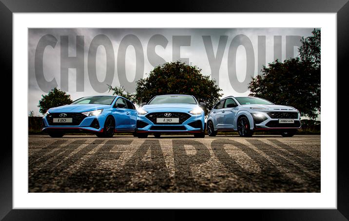 Choose Your Weapon Framed Mounted Print by J Biggadike