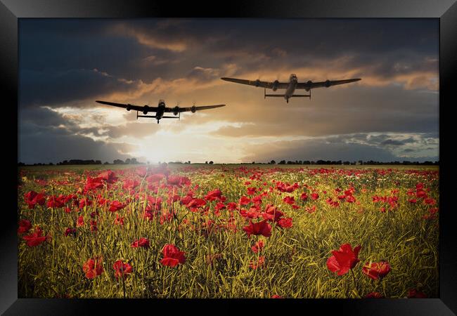Lancasters Remembrance  Framed Print by J Biggadike