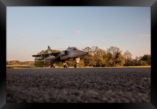 Sepecat Jaguar GR3A XX725  Framed Print by J Biggadike