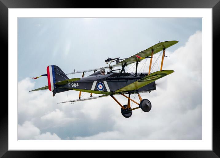 Royal Aircraft Factory SE5A Framed Mounted Print by J Biggadike