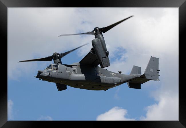 CV-22 Osprey Framed Print by J Biggadike