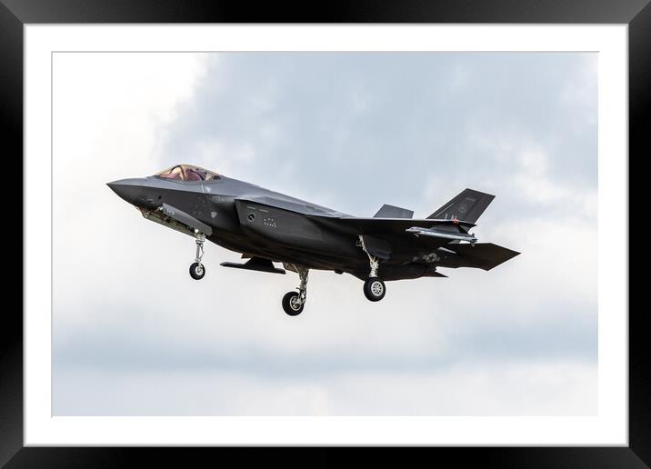 F-35A Lightning II  Framed Mounted Print by J Biggadike