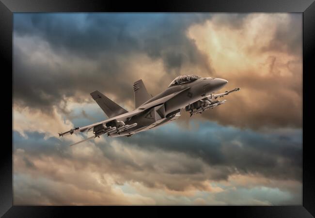 Super Hornet Framed Print by J Biggadike