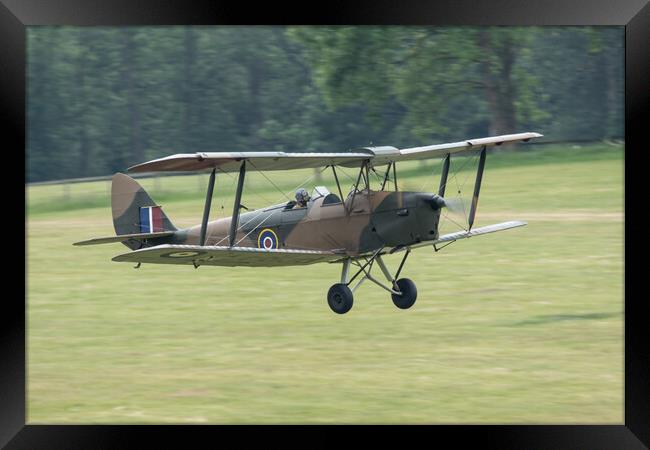 de Havilland DH-82A Tiger Moth T-7794 Framed Print by J Biggadike