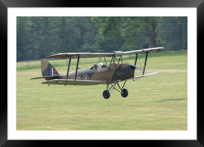 de Havilland DH-82A Tiger Moth T-7794 Framed Mounted Print by J Biggadike