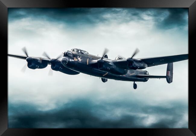 Lancaster Bomber PA474 Framed Print by J Biggadike