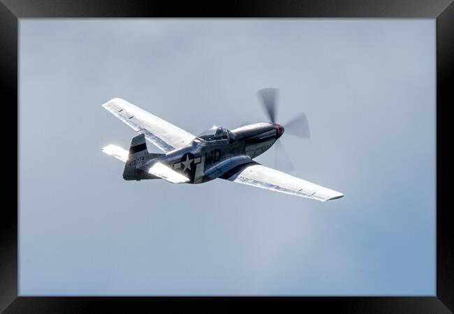 North American P-51D Mustang Framed Print by J Biggadike