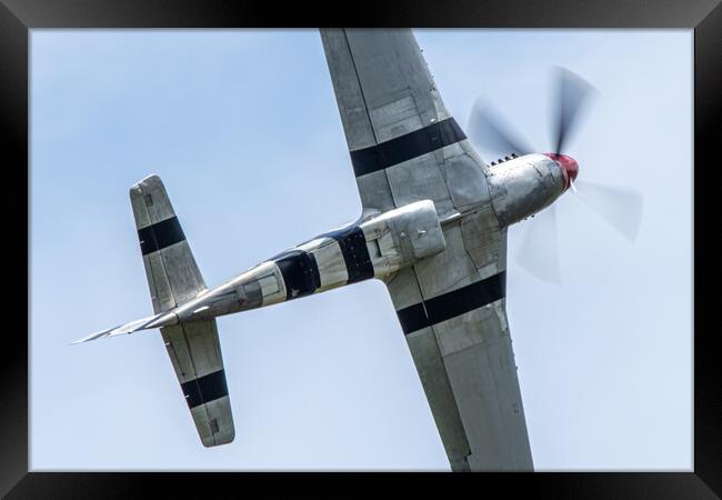 North American P-51D Mustang Framed Print by J Biggadike