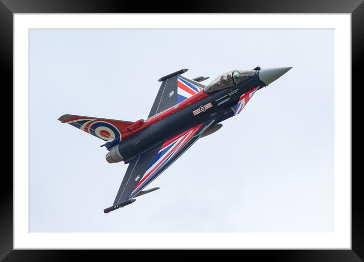 RAF Typhoon Blackjack ZJ914 Framed Mounted Print by J Biggadike