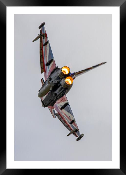 Anarchy1 Eurofighter Typhoon Framed Mounted Print by J Biggadike