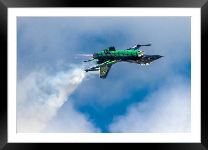 Belgian F-16 Solo Display Framed Mounted Print by J Biggadike