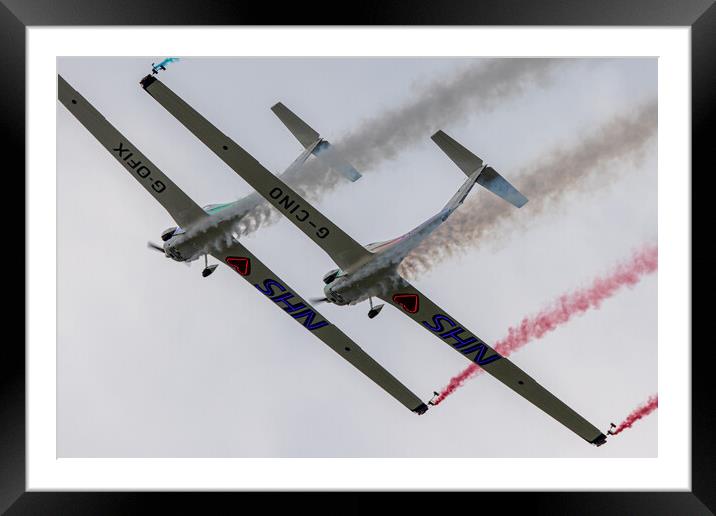 Aerosparx Duo Framed Mounted Print by J Biggadike