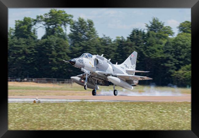 Douglas A-4N Skyhawk  Framed Print by J Biggadike