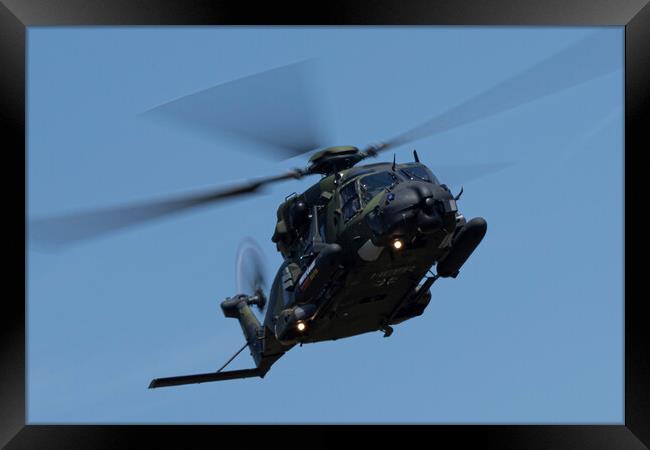 German Army NH90 Helicopter Framed Print by J Biggadike