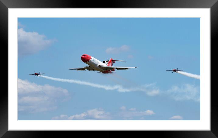 Boeing 727-2S2F and The Blades Framed Mounted Print by J Biggadike