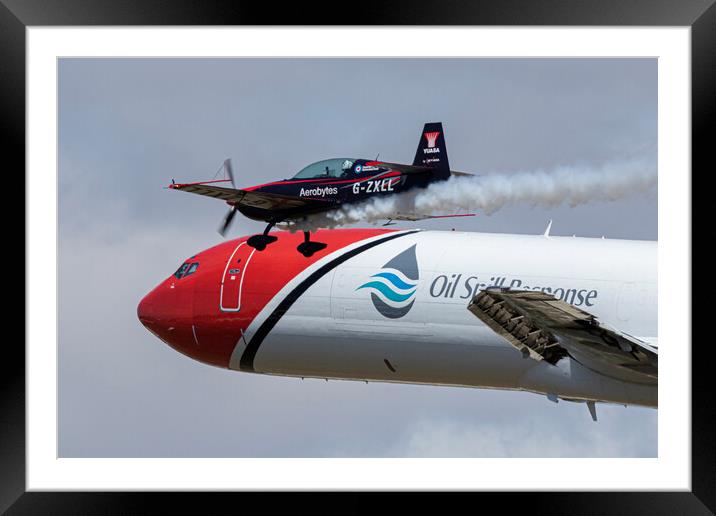 Boeing 727-2S2F and The Blades Framed Mounted Print by J Biggadike