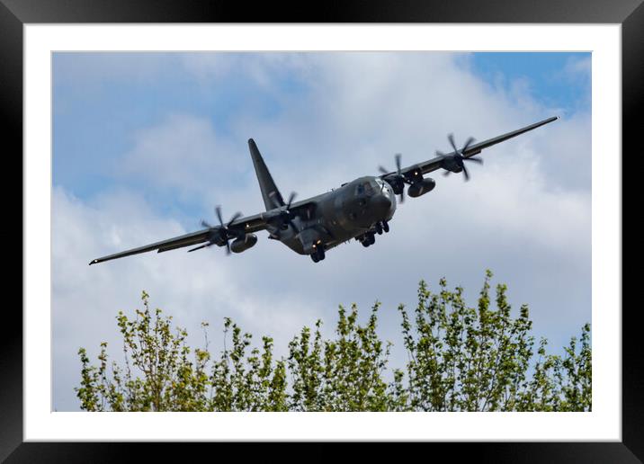 Hercules  C-130J ZH889 Framed Mounted Print by J Biggadike