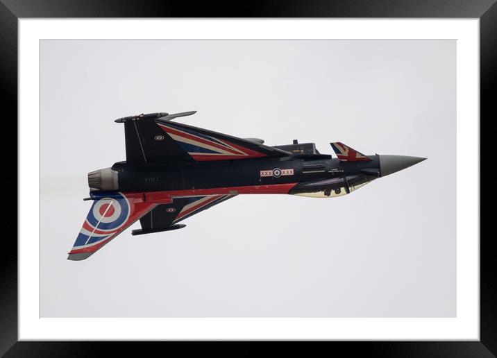 RAF Typhoon Blackjack ZJ914 Framed Mounted Print by J Biggadike