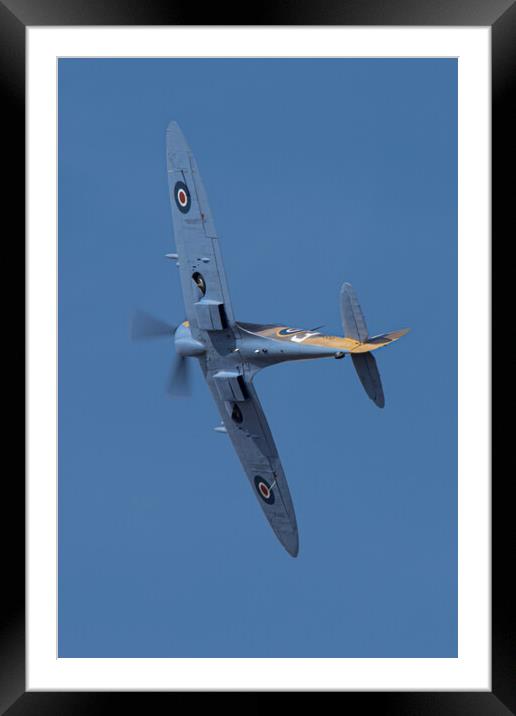Supermarine Spitfire MK356 Framed Mounted Print by J Biggadike