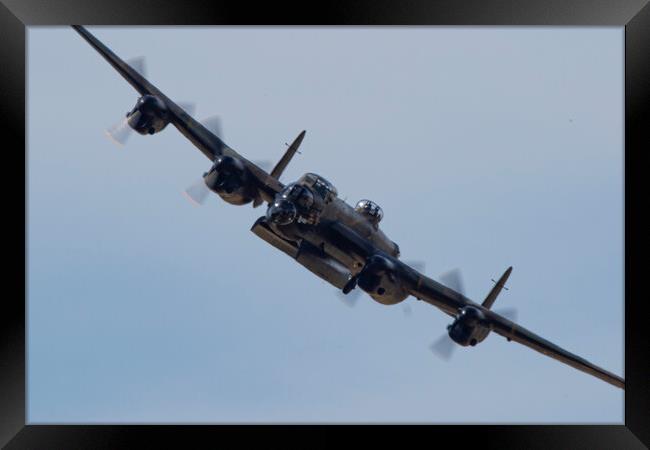 Lancaster Bomber PA474 Framed Print by J Biggadike