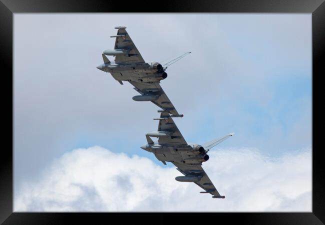 Eurofighter Typhoons Framed Print by J Biggadike