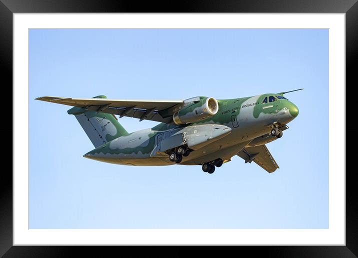 Embraer KC-390 Millennium Framed Mounted Print by J Biggadike