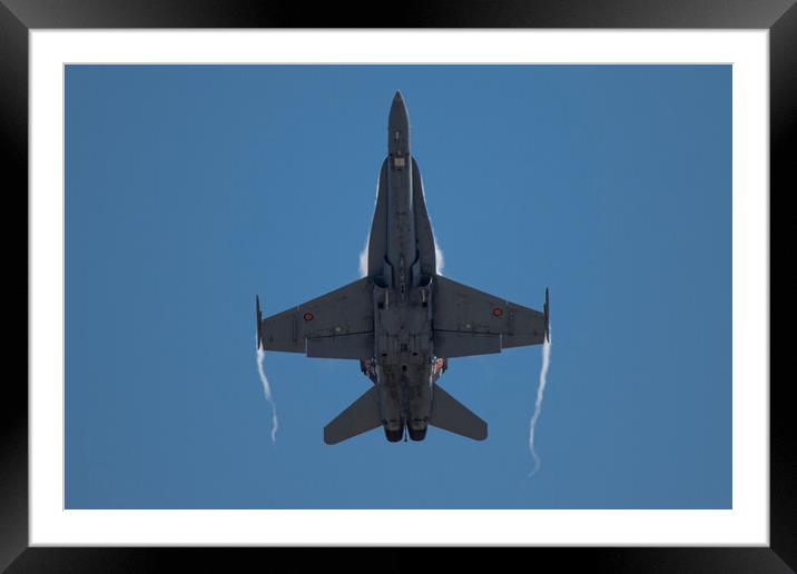  EF-18A+ Hornet Framed Mounted Print by J Biggadike