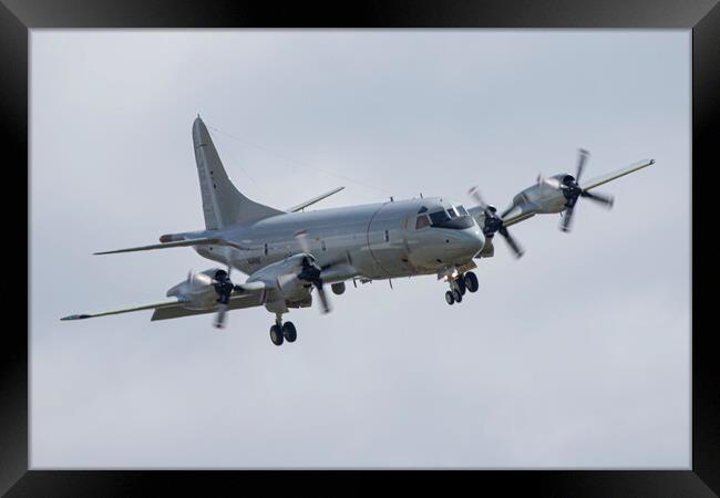 Lockheed P-3C Orion Framed Print by J Biggadike