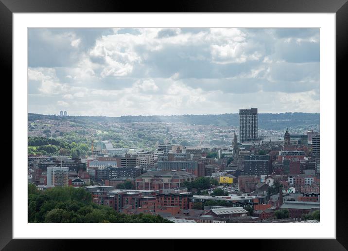 Sheffield Framed Mounted Print by J Biggadike