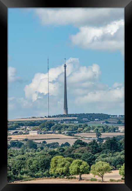 Emley Moor TV Mast Framed Print by J Biggadike