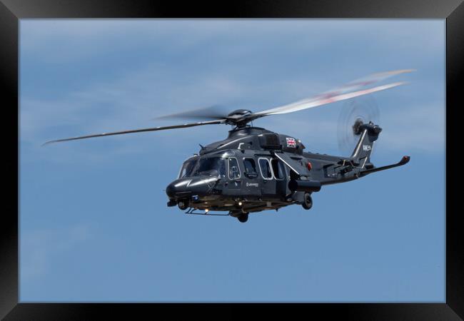 Leonardo AW149 Helicopter Framed Print by J Biggadike