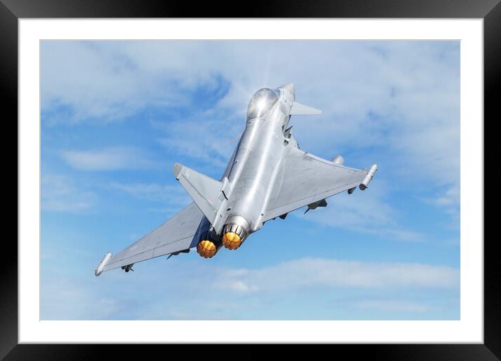 Eurofighter Typhoon Launch Framed Mounted Print by J Biggadike