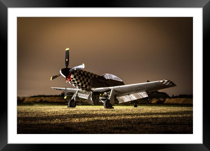 P-51D Mustang Contrary Mary Framed Mounted Print by J Biggadike