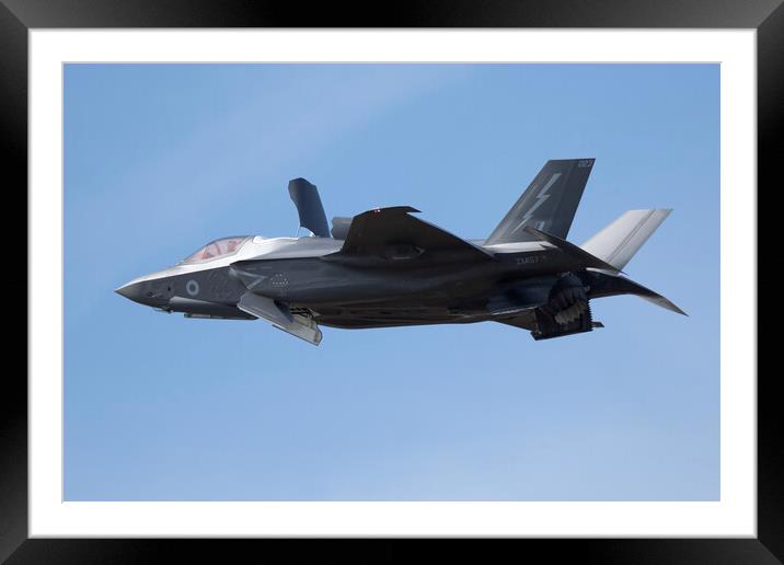 F-31B Lightning II ZM157 Framed Mounted Print by J Biggadike